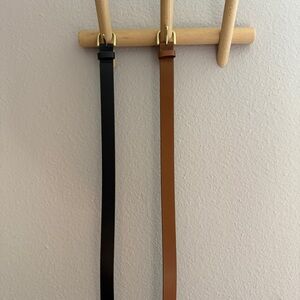 J. Crew Italian bonded leather belts